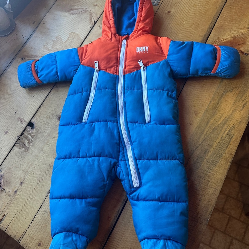 DKNY Blue Fleece Jacket